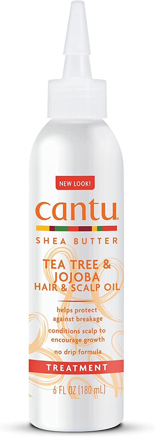 Cantu Shea Butter Tea Tree & Jojoba Hair & Scalp Oil, 6oz (180ml) - African Beauty Online