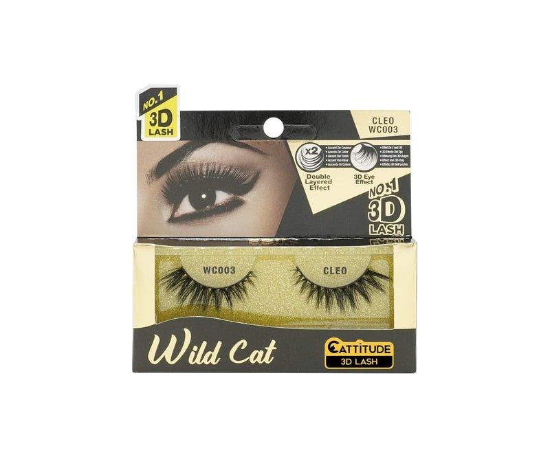 Cattitude-3D-Lashes-Cleo-Wild-Cat-False-Eyelashes-Lightweight-Reusable-Cruelty-Free - African Beauty Online