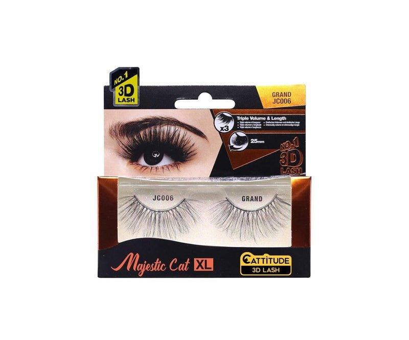 Cattitude-3D-Lashes-Grand-Majestic-Cat-25Mm-Lightweight-Reusable-Cruelty-Free - African Beauty Online