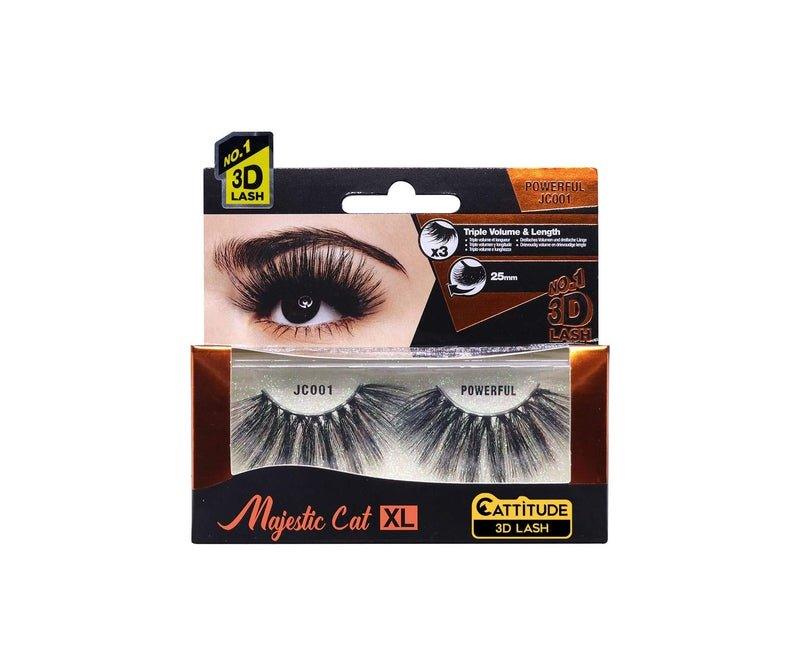 Cattitude-3D-Lashes-Powerful-Majestic-Cat-25Mm-Lightweight-Reusable-Cruelty-Free - African Beauty Online