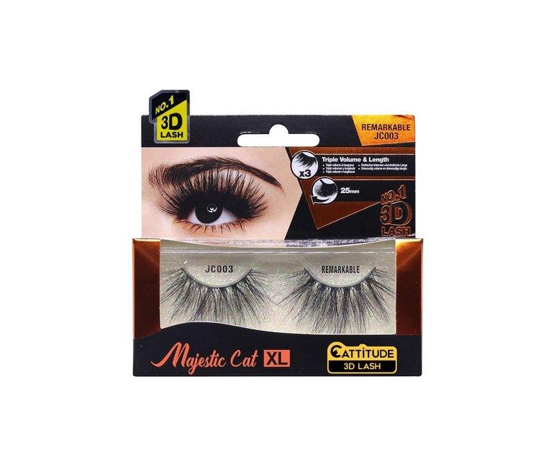 Cattitude-3D-Lashes-Remarkable-Majestic-Cat-25Mm-Lightweight-Reusable-Cruelty-Free - African Beauty Online