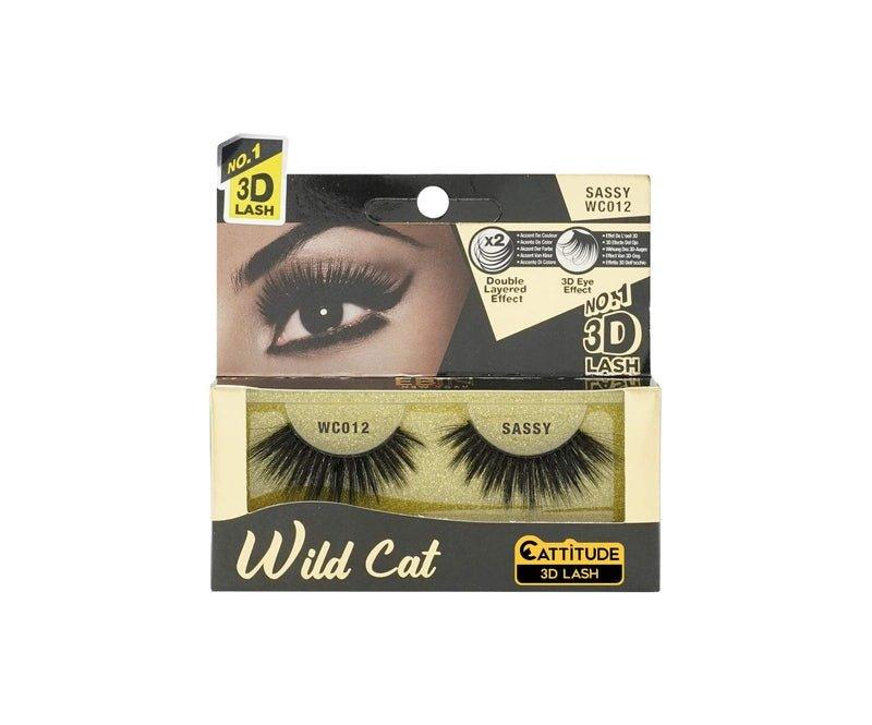 Cattitude-3D-Lashes-Sassy-Wild-Cat-False-Eyelashes-Lightweight-Reusable-Cruelty-Free - African Beauty Online