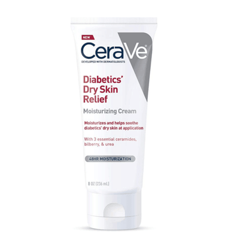 Cerave-Moisturizing-Cream-For-Diabetics-Dry-Skin-Urea-Cream-With-Bilberry-For-Face-And-Body-Fragrance-Free-Paraben-Free-8Oz - African Beauty Online