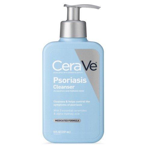 Cerave Psoriasis Cleanser With Salicylic Acid Psoriasis Wash 8oz - USA Beauty Imports Online