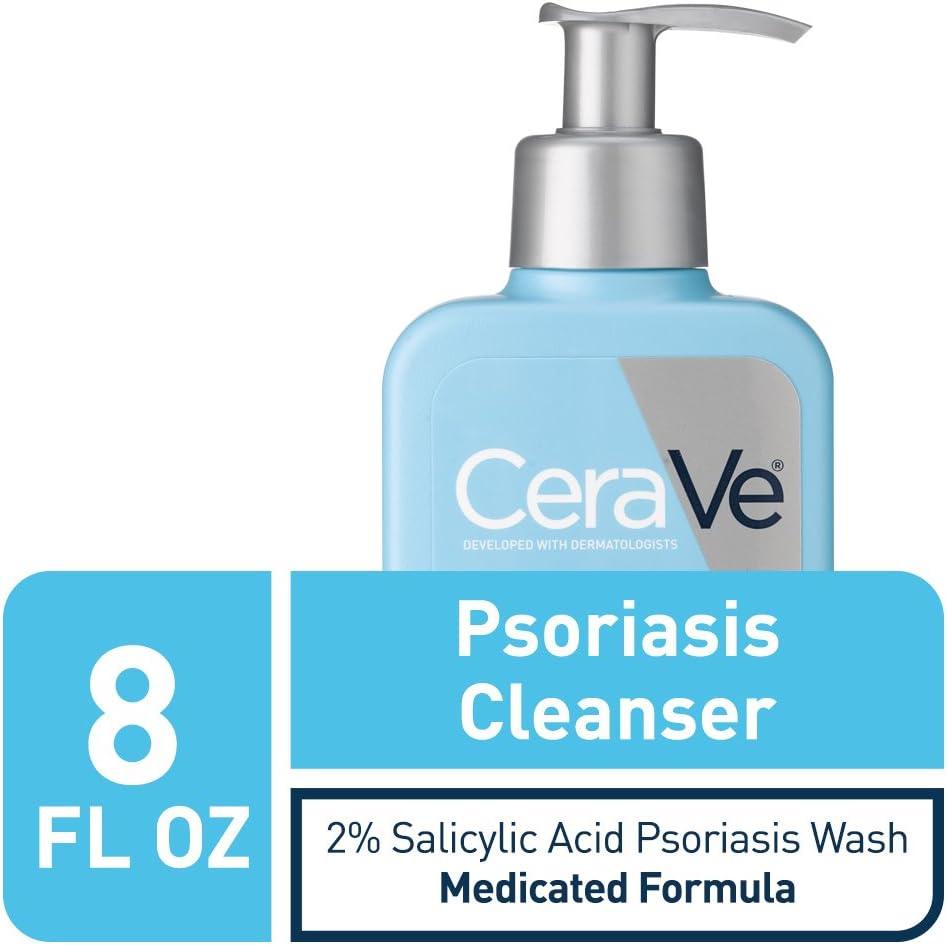 Cerave Psoriasis Cleanser With Salicylic Acid Psoriasis Wash 8oz - USA Beauty Imports Online
