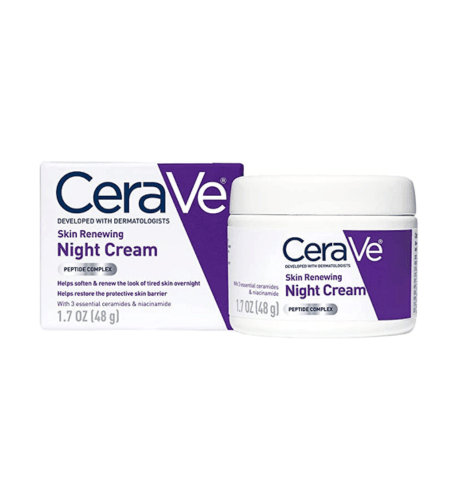 Cerave-Skin-Renewing-Night-Cream-Niacinamide-Peptide-Complex-And-Hyaluronic-Acid-Moisturizer-For-Face-1-7-Oz - African Beauty Online