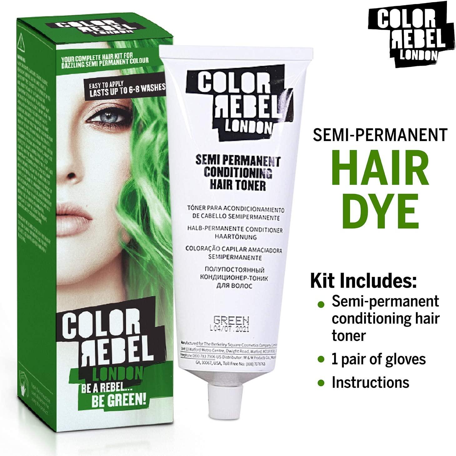 Color-Rebel-Green-Semi-Permanent-Hair-Toner-100Ml - African Beauty Online