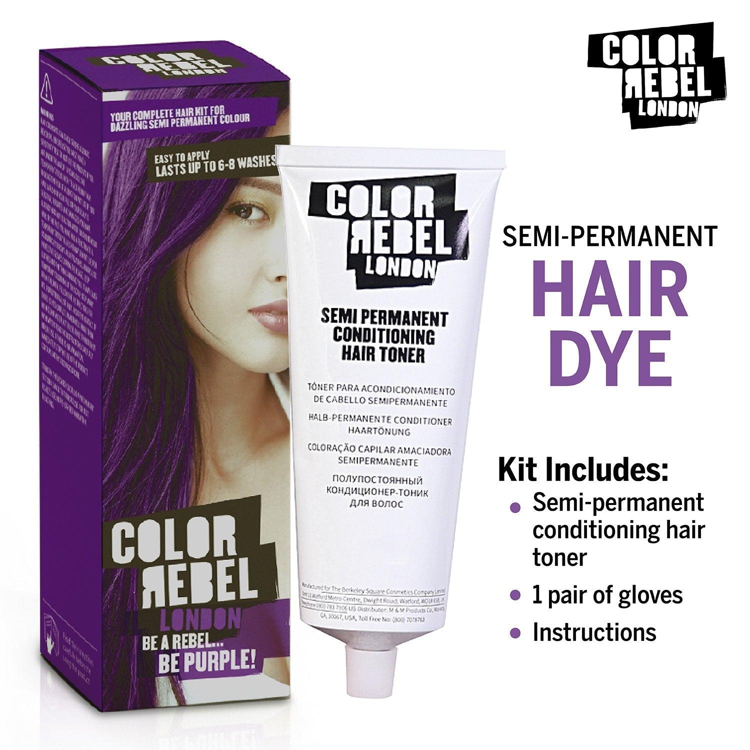 Color-Rebel-Purple-Semi-Permanent-Hair-Toner-100Ml - African Beauty Online