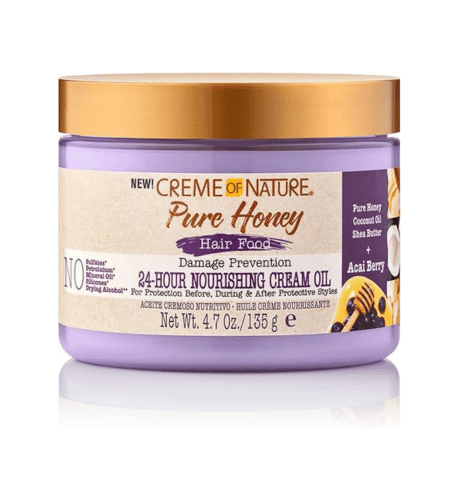 Creme of Nature, Acai Hair Cream, Honey and Acai Collection, 4.7Oz - USA Beauty Imports Online