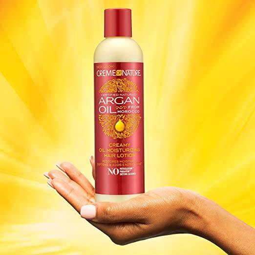 Creme Of Nature Argan Oil Creamy Oil Moisturizing Hair Lotion, 8.45oz - African Beauty Online