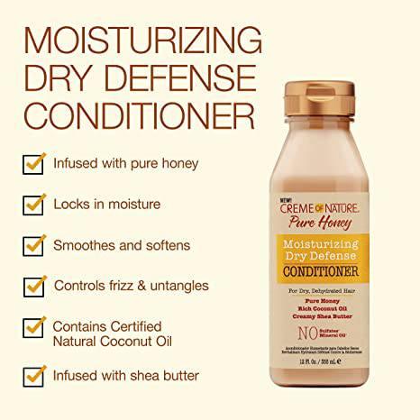 Creme Of Nature Moisturizing Dry Defense Conditioner, 12oz - African Beauty Online