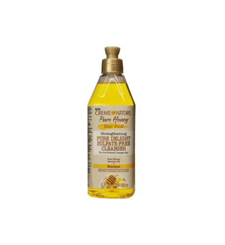 Creme of Nature - Pure Honey Hair Food Strengthening Pure Delight Sulfate-Free Cleanser 12oz - USA Beauty Imports Online