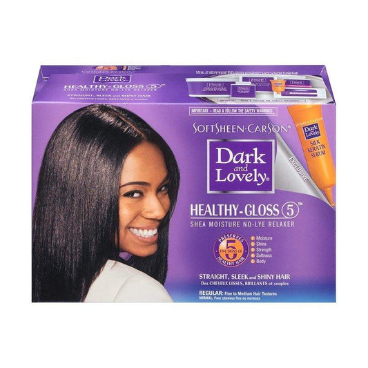 Dark-And-Lovely-Healthy-Gloss-5-Shea-Moisture-No-Lye-Relaxer-Regular - African Beauty Online