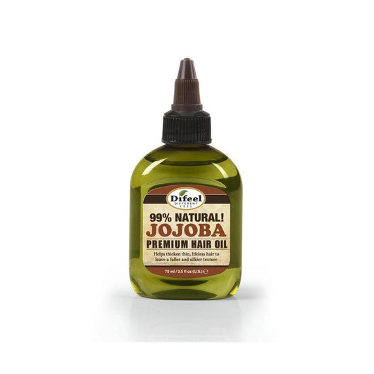 Difeel-Jojoba-Oil-Premium-Natural-Hair-Oil-2-5Oz - African Beauty Online