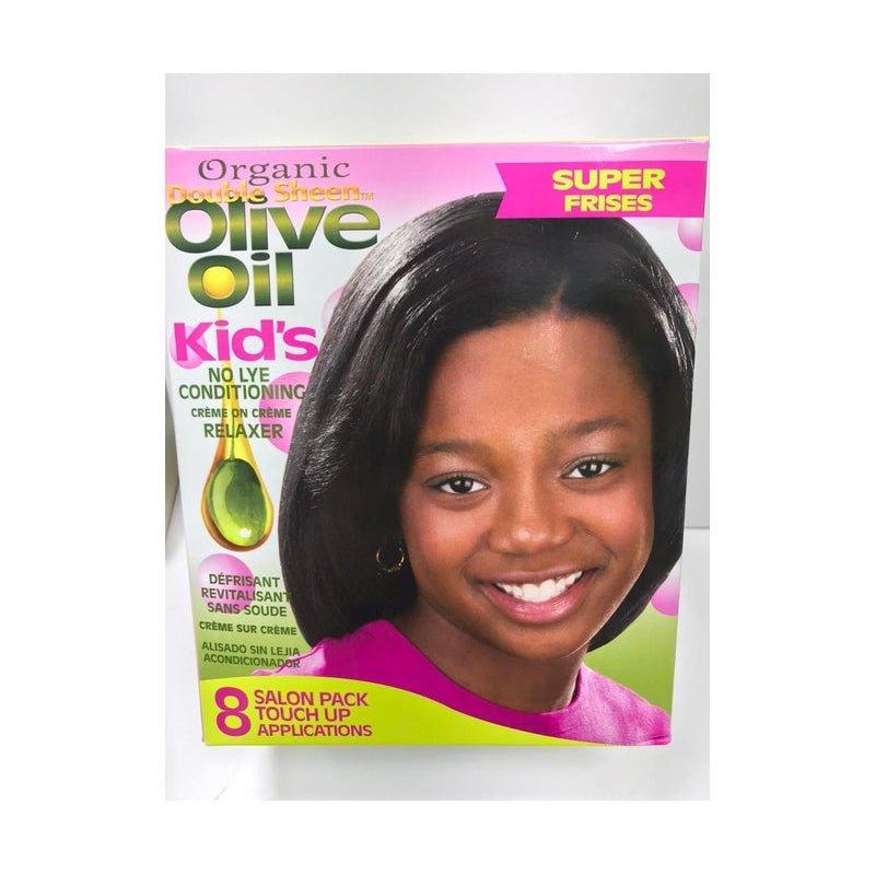Double-Sheen-Organic-Olive-Oil-Kids-No-Lye-Conditioning-Creme-On-Creme-Relaxer-8-Touch-Up-Application-Super - African Beauty Online