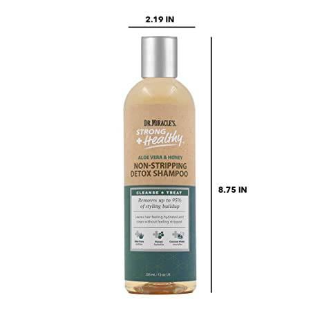 Dr. Miracle's Str+Health Detox Shampoo 12oz - African Beauty Online