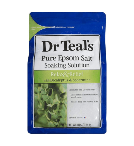 Dr Teal's Pure Epsom Salt Soaking Solution Eucalyptus & Spearmint, 1.36kg - African Beauty Online