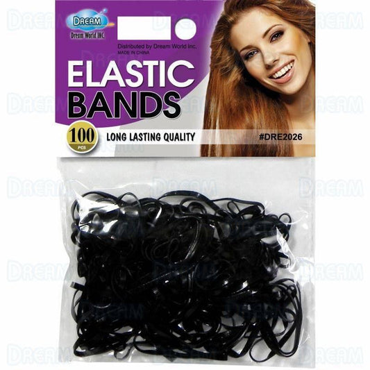 Dream-Black-Jumbo-Elastic-Bands-100Ct - African Beauty Online