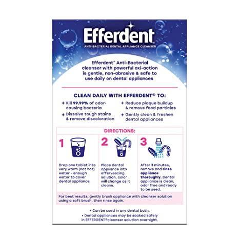 Efferdent Complete Clean Denture & Retainer Cleanser 102ct - African Beauty Online