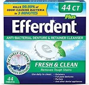 Efferdent Fresh & Clean Denture & Retainer Cleanser 44ct - African Beauty Online