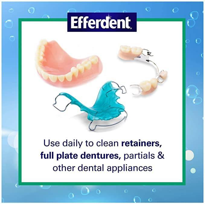 Efferdent Plus Fresh & Clean Denture & Retainer Cleanser 90ct - African Beauty Online