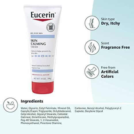 Eucerin Skin Calming Cream 14oz - African Beauty Online