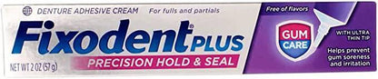 Fixodent Plus Gum Care Denture Adhesive Cream 2oz - African Beauty Online