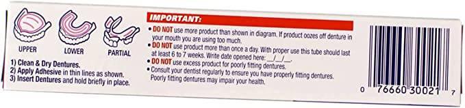 Fixodent Plus Gum Care Denture Adhesive Cream 2oz - African Beauty Online