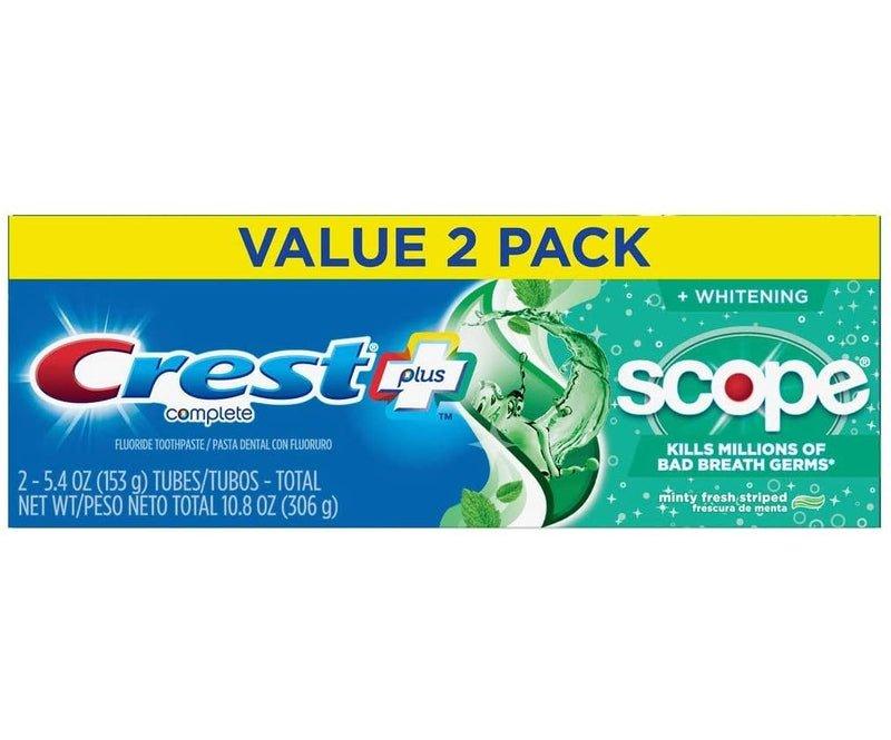 "Freshen Your Breath and Strengthen Your Teeth with Crest Minty Fresh Toothpaste - Get More Value with Our 2-Pack Deal!" - African Beauty Online