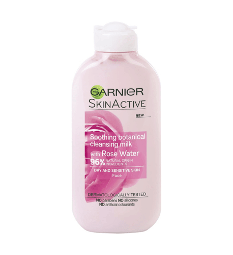 Garnier Natural Rose Water Cleansing Milk Sensitive Skin 200ml - African Beauty Online