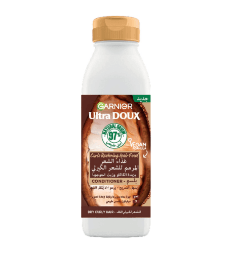 Garnier Ultra Doux Cocoa Butter Hair Food Conditioner for Dry Curly Hair 350ML - African Beauty Online