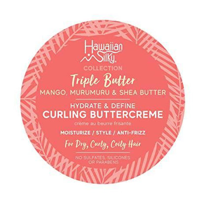 H.S. Triple Butter Hyd & Def Curling Butter Cream 16oz - African Beauty Online