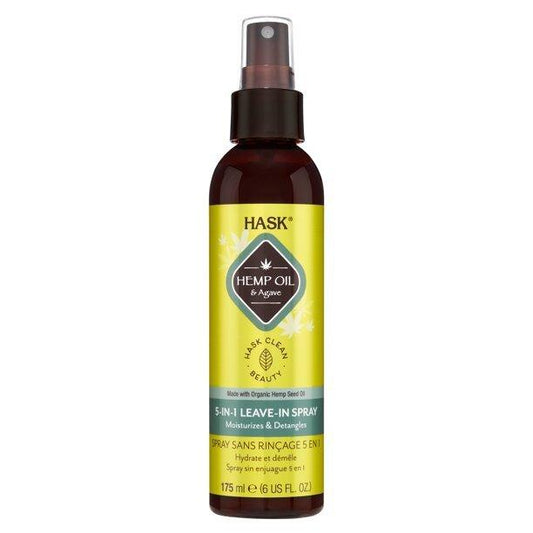 Hask-Hemp-Oil-5-In-1-Leave-In-Spray-6Oz - African Beauty Online