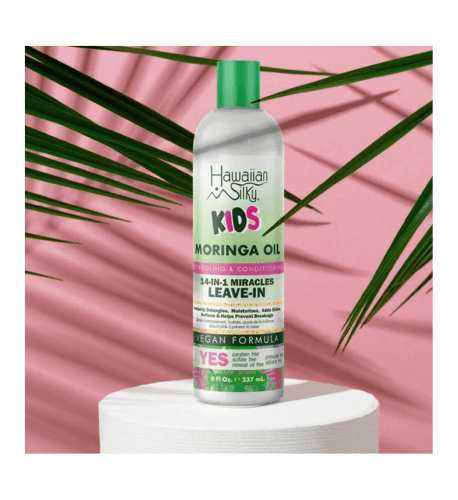 Hawaiian Silky Kids Moringa Oil & Shea Butter 14 in 1 Miracles Leave-In 8OZ - USA Beauty Imports Online