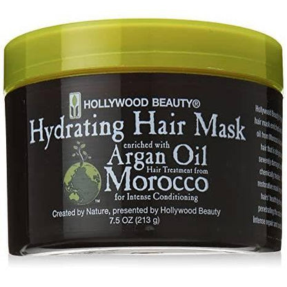 Hollywood Beauty Argan Oil Hydrating Hair Mask 7.5oz - African Beauty Online