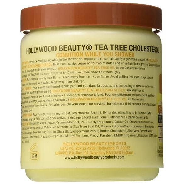 Hollywood Beauty Tea Tree Cholesterol Cream 20oz - African Beauty Online