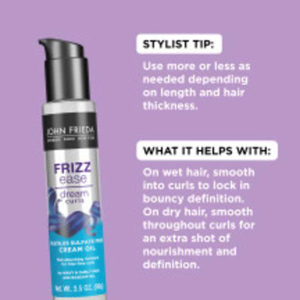 John Frieda Frizz Ease Dream Curls Cream Oil 3.5oz - African Beauty Online