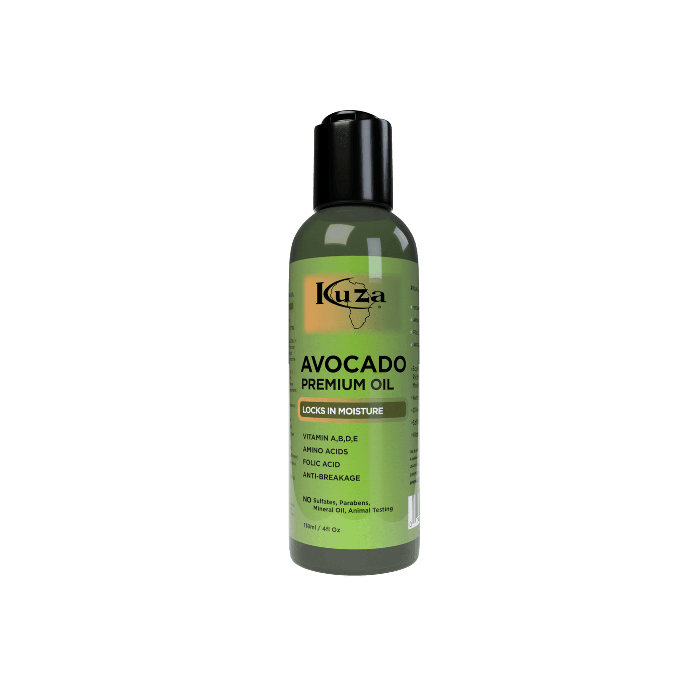 Kuza-Avocado-Premium-Oil-4Oz - African Beauty Online