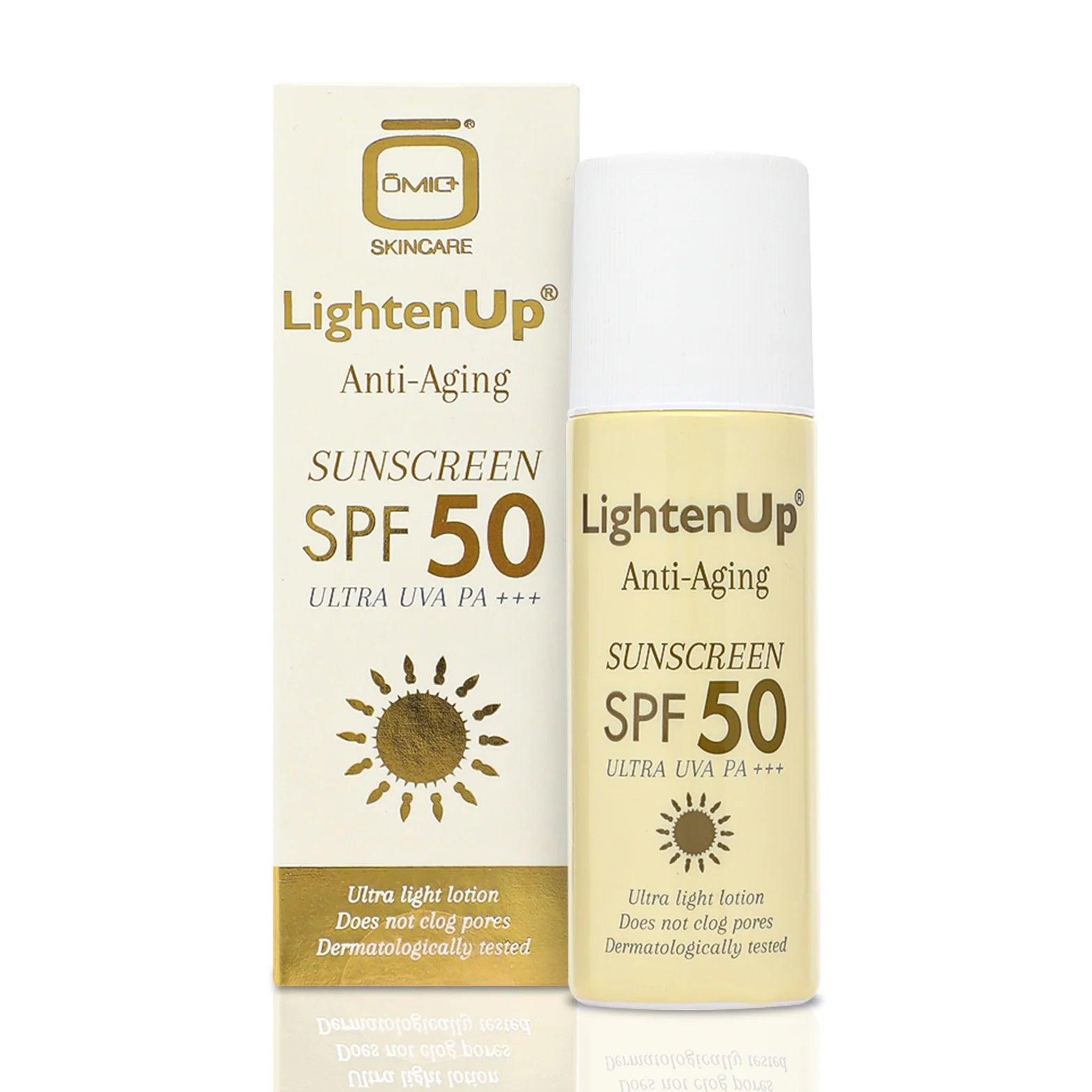 Lighten Up Anti- Aging Sunscreen SPF50 3oz - USA Beauty Imports Online