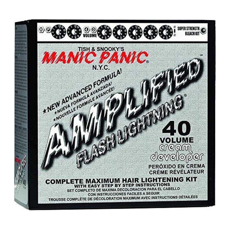 Manic-Panic-Amplified-Flash-Lightning-Complete-Maximum-Hair-Lightening-Hair-Kit-Cream-Developer-Volume-40 - African Beauty Online