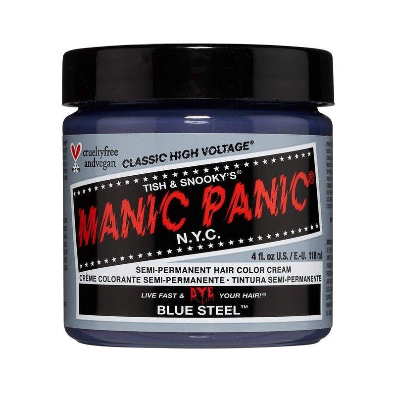 Manic-Panic-Semi-Permanent-Hair-Color-Cream-Blue-Steel-4Oz - African Beauty Online