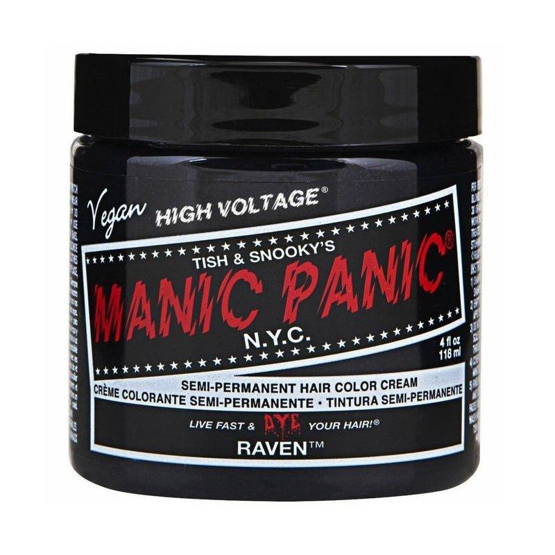 Manic-Panic-Semi-Permanent-Hair-Color-Cream-Raven-4Oz - African Beauty Online