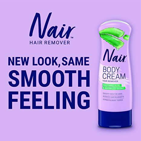 NAIR ALOE & WATER LILY HAIR REMOVER BODY CREAM 9OZ - African Beauty Online