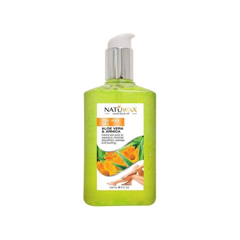 Natuwax-Aloe-Vera-Arnica-Pre-Wax-Gel-8Oz - African Beauty Online