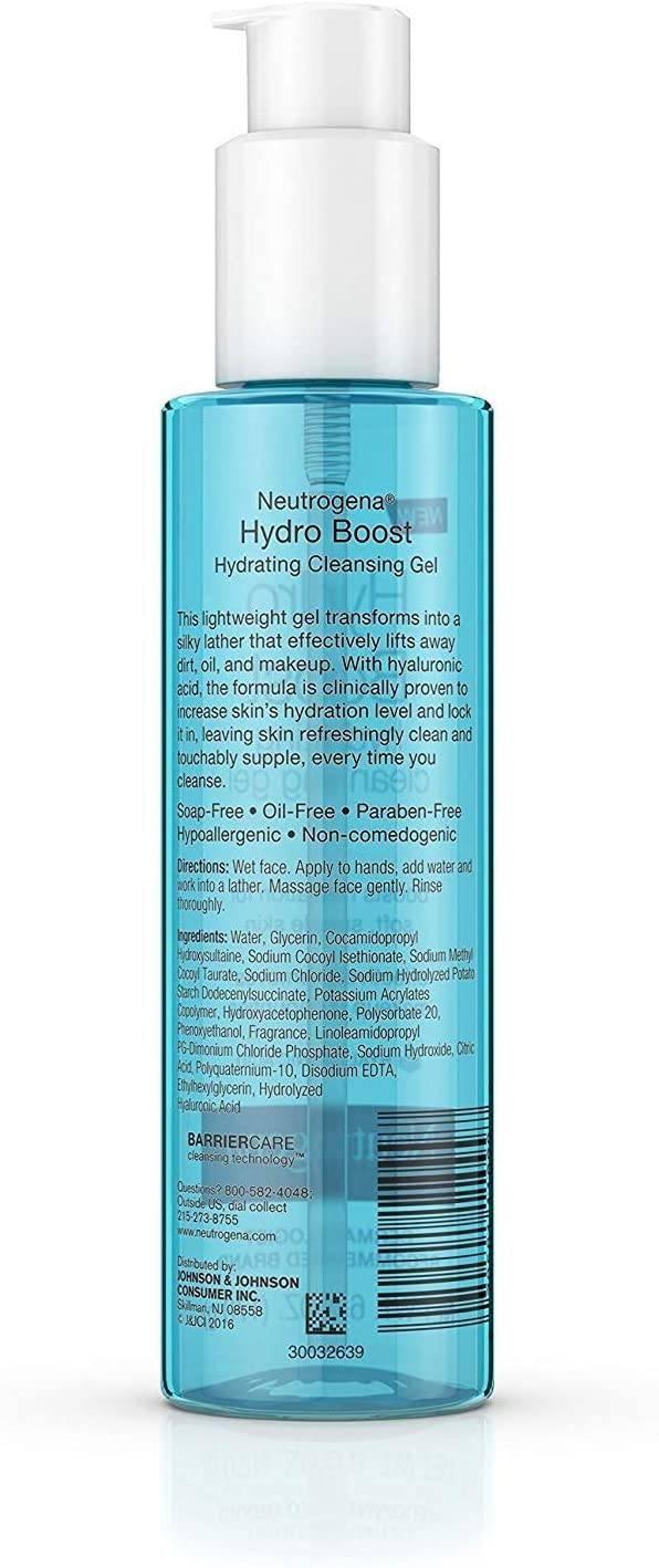 NEUTROGENA HYDRO BOOST CLEANSING GEL 6OZ - African Beauty Online