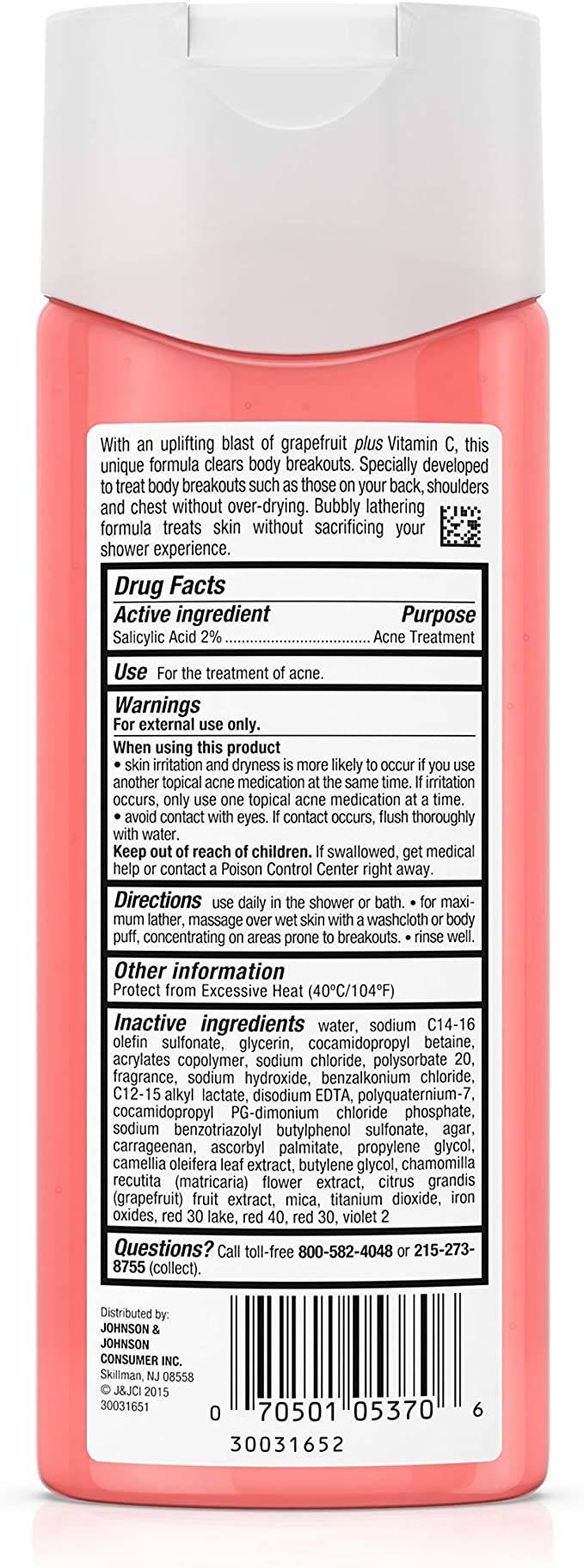 NEUTROGENA PINK GRAPEFRUIT CLEAR BODY WASH 8.5OZ - African Beauty Online