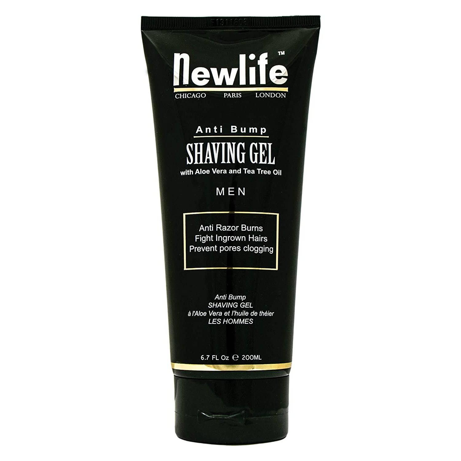 NEWLIFE MEN ANTI-BUMP SHAVING GEL 6.7OZ - African Beauty Online