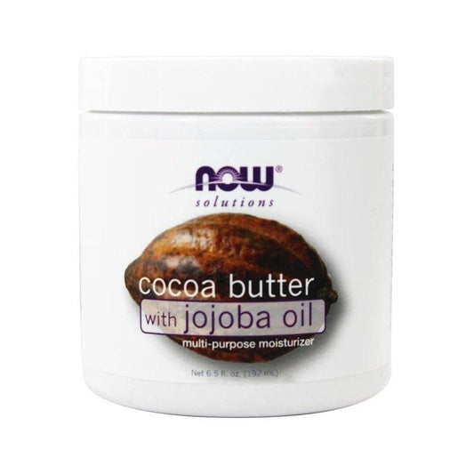 Now-Foods-Cocoa-Butter-With-Jojoba-Oil-Multi-Purpose-Moisturizer-6-5-Oz - African Beauty Online