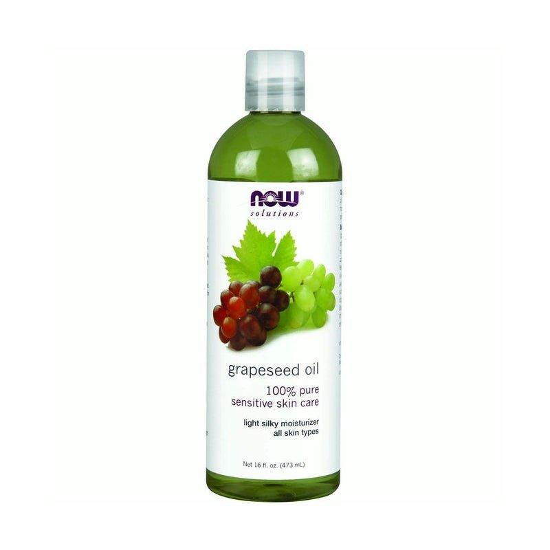 Now-Solutions-100-Pure-Grapeseed-Oil-16Oz - African Beauty Online