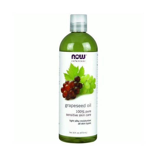 Now-Solutions-100-Pure-Grapeseed-Oil-16Oz - African Beauty Online